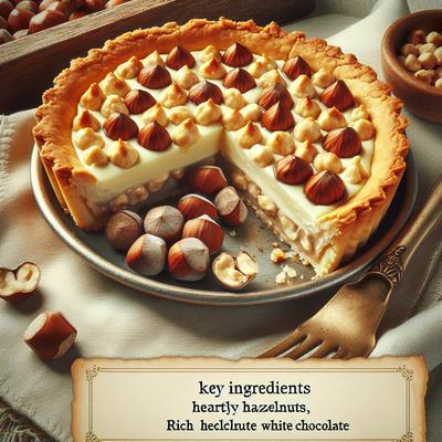 Image of 5 Minute White Chocolate Hazelnut Pie