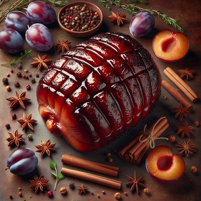 Image of 5 Spice Plum Glaze for Ham