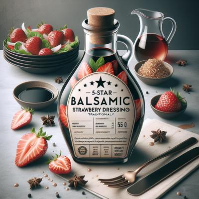 Image of 5 Star Balsamic Strawberry Salad Dressing