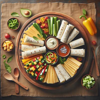 Image of 60 Second Lunch Cheese Roll Ups