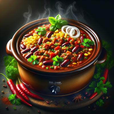 Image of 6 Can Crock Pot Chili