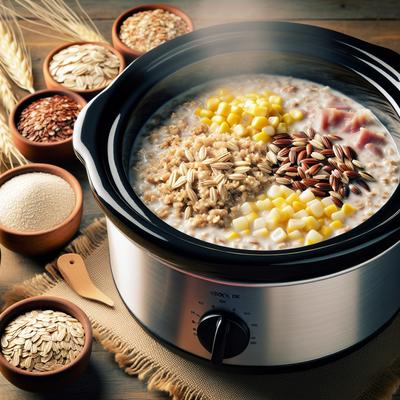 Image of 6 Grain Breakfast in the Crock Pot