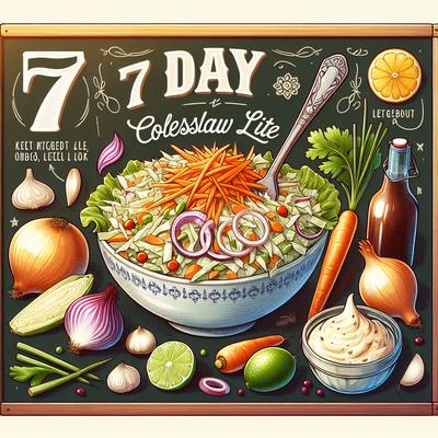 Image of 7 Day Coleslaw Lite Eating