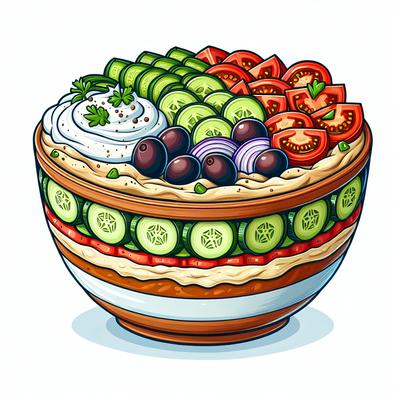 Image of 7 Layer Dip Greek Style