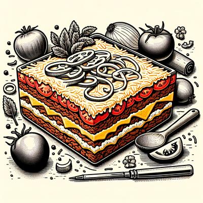 Image of 7 Layer Ground Beef Casserole