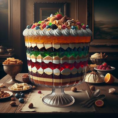 Image of 7 Layer Punchbowl Dessert