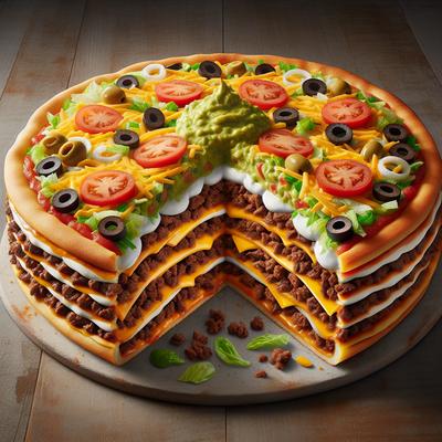 Image of 7 Layer Taco Pizza