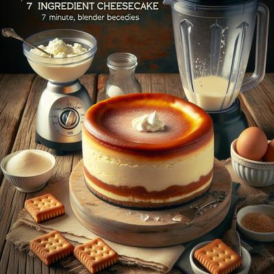 Image of 7 Minute 7 Ingredient Blender Cheesecake