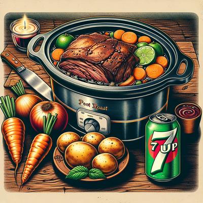 Image of 7 Up Pot Roast Crock Pot Style