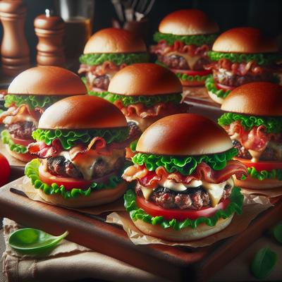 Image of 8 for 8 Broiled Blt Burgers for a Bunch