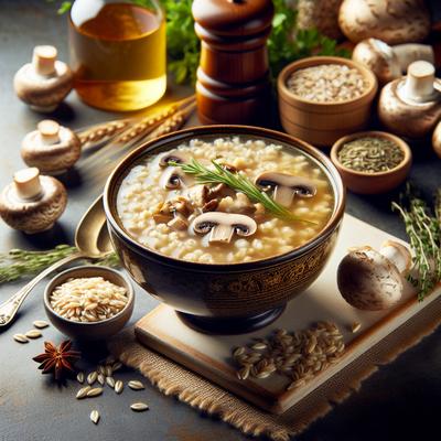 Image of 90 Minute Wonder or Less Barley and Mushroom Soup