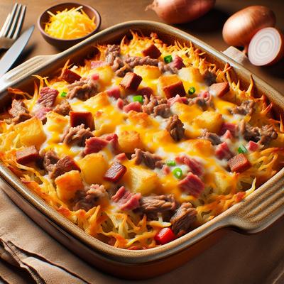 Image of Alea's Meat Lover's Hashbrown Casserole