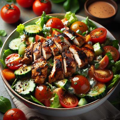 Image of Applebee's Low Fat Blackened Chicken Salad