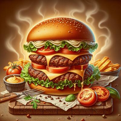 Image of Baked Hamburgers and No Dishes to Clean