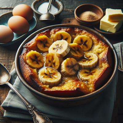Image of Banana Bread and Butter Pudding