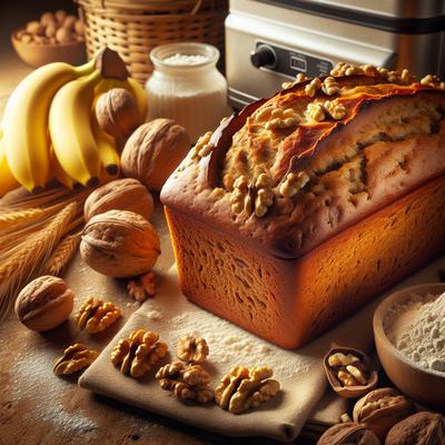 Image of Banana Walnut Loaf Bread Machine