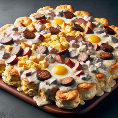 Image of Biscuits Gravy Breakfast Casserole