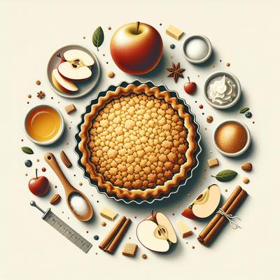 Image of Bizooey's Apple Crumble Pie with Crust Recipe