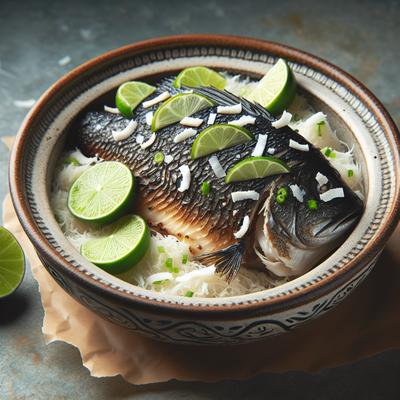 Image of Black Cod with Lime and Coconut