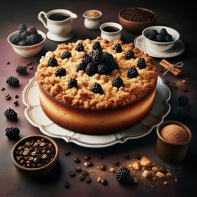 Image of Blackberry Coffee Cake with Streusel Topping