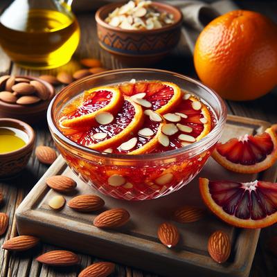 Image of Blood Orange Almond Vinaigrette