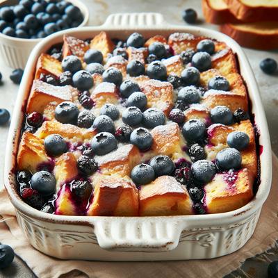 Image of Blueberry Surprise French Toast Casserole