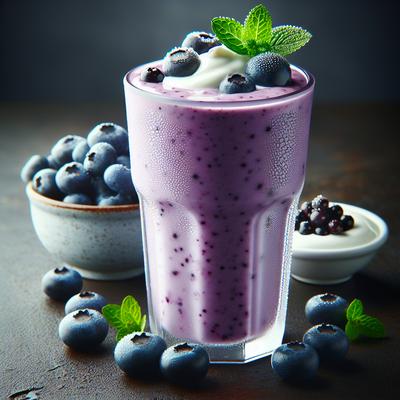 Image of Blueberry Yogurt Low Fat Smoothie