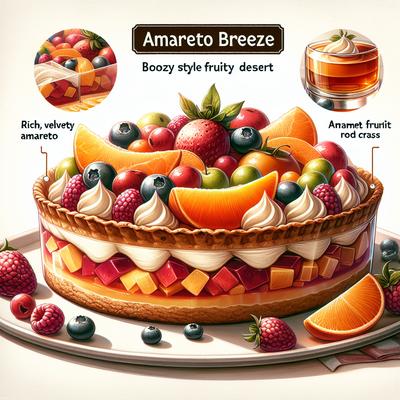 Image of Boozy Fruity Dessert Amaretto Breeze