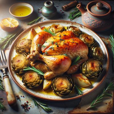 Image of Braised Chicken with Artichoke