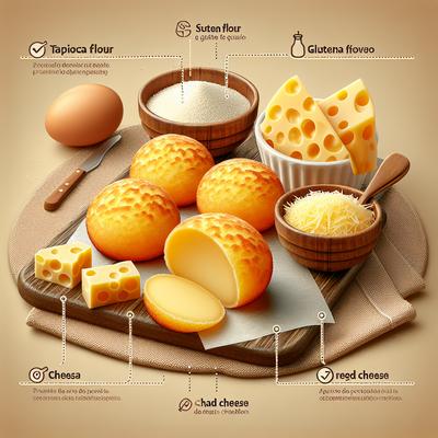 Image of Brazilian Cheese Puffs Pao De Queijo Gluten Free