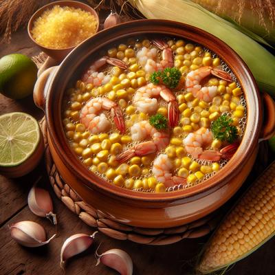 Image of Brazilian Corn and Shrimp Casserole