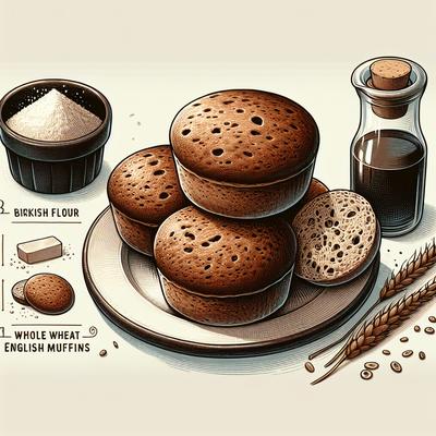 Image of Breadbeckers Whole Wheat English Muffins