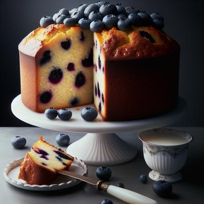 Image of Brenda's Best Blueberry Yogurt Pound Cake