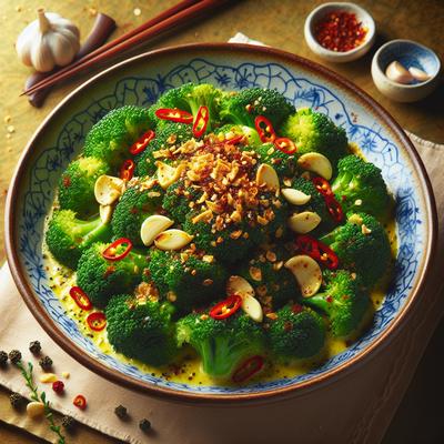Image of Broccoli with Red Pepper Flakes and Toasted Garlic