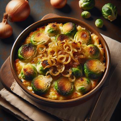 Image of Brussels Sprouts Gratin with Caramelized Shallots Ws
