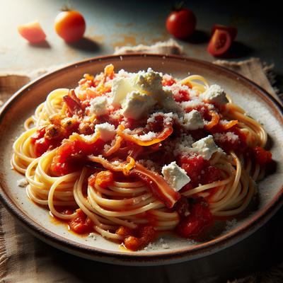 Image of Bucatini Amatriciana with Ricotta Salata