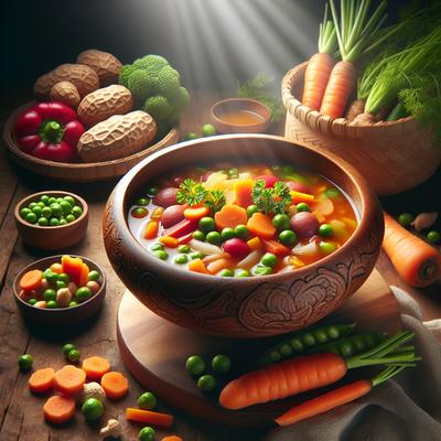 Image of Buddhist Tamarind and Vegetable Soup