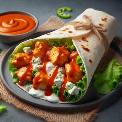 Image of Buffalo Chicken Wrap Low Carb Atkins Perfect