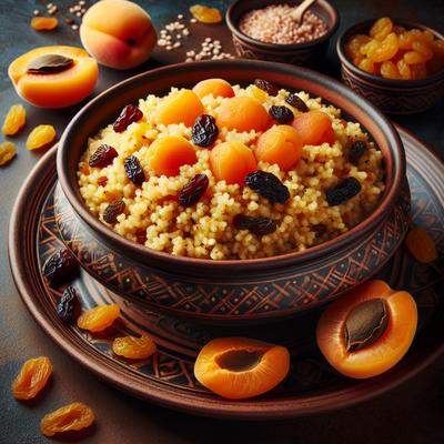 Image of Bulgur Pilaf with Apricots and Raisins