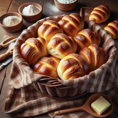Image of Butterhorn Bread Machine Rolls