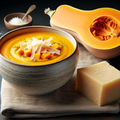 Image of Butternut Squash and Parmesan Soup