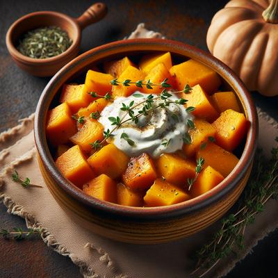 Image of Butternut Squash Braised with Cream and Fresh Thyme