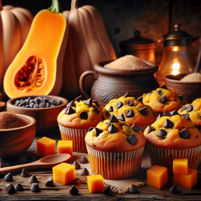 Image of Butternut Squash Chocolate Chip Muffins