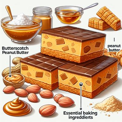 Image of Butterscotch Peanut Butter Bars Squares