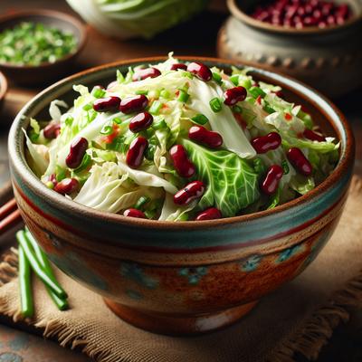 Image of Cabbage and Red Bean Salad