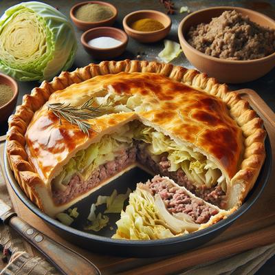 Image of Cabbage Meat Pie