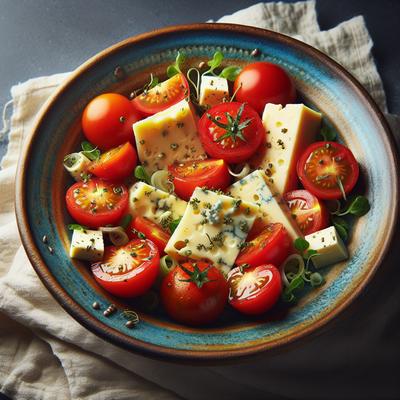 Image of Caerphilly and Tomato Salad