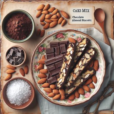 Image of Cake Mix Chocolate Almond Biscotti
