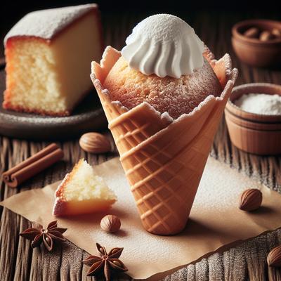 Image of Cakes in a Cone