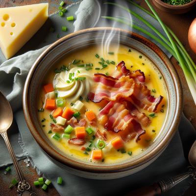Image of Canadian Bacon Cheese Soup